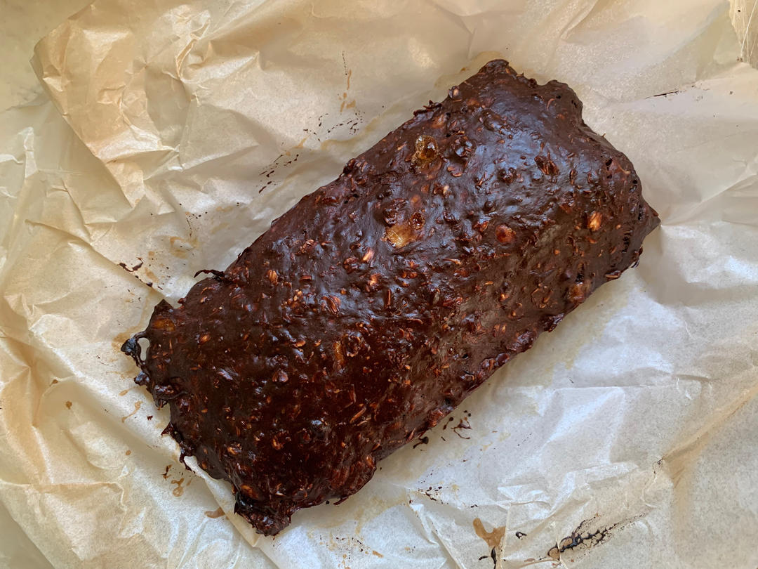 减脂 无糖无油无淀粉高蛋白低脂蛋白燕麦棒口感神似布朗尼