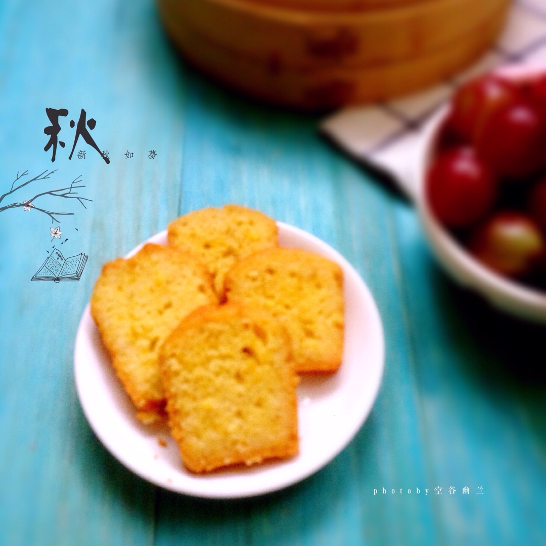 柠檬栗子磅蛋糕