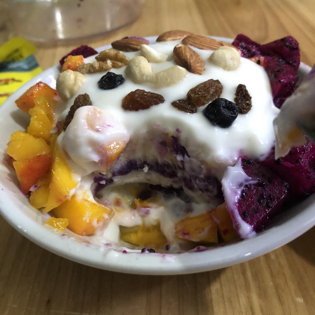 紫薯山药酸奶蛋糕