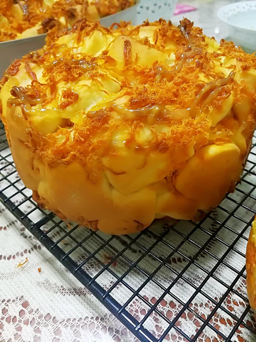 肉松手撕面包—超软会爆浆的面包哟