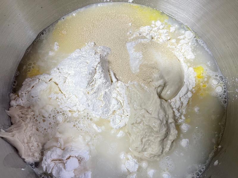 纯奶手撕吐司的做法 步骤1