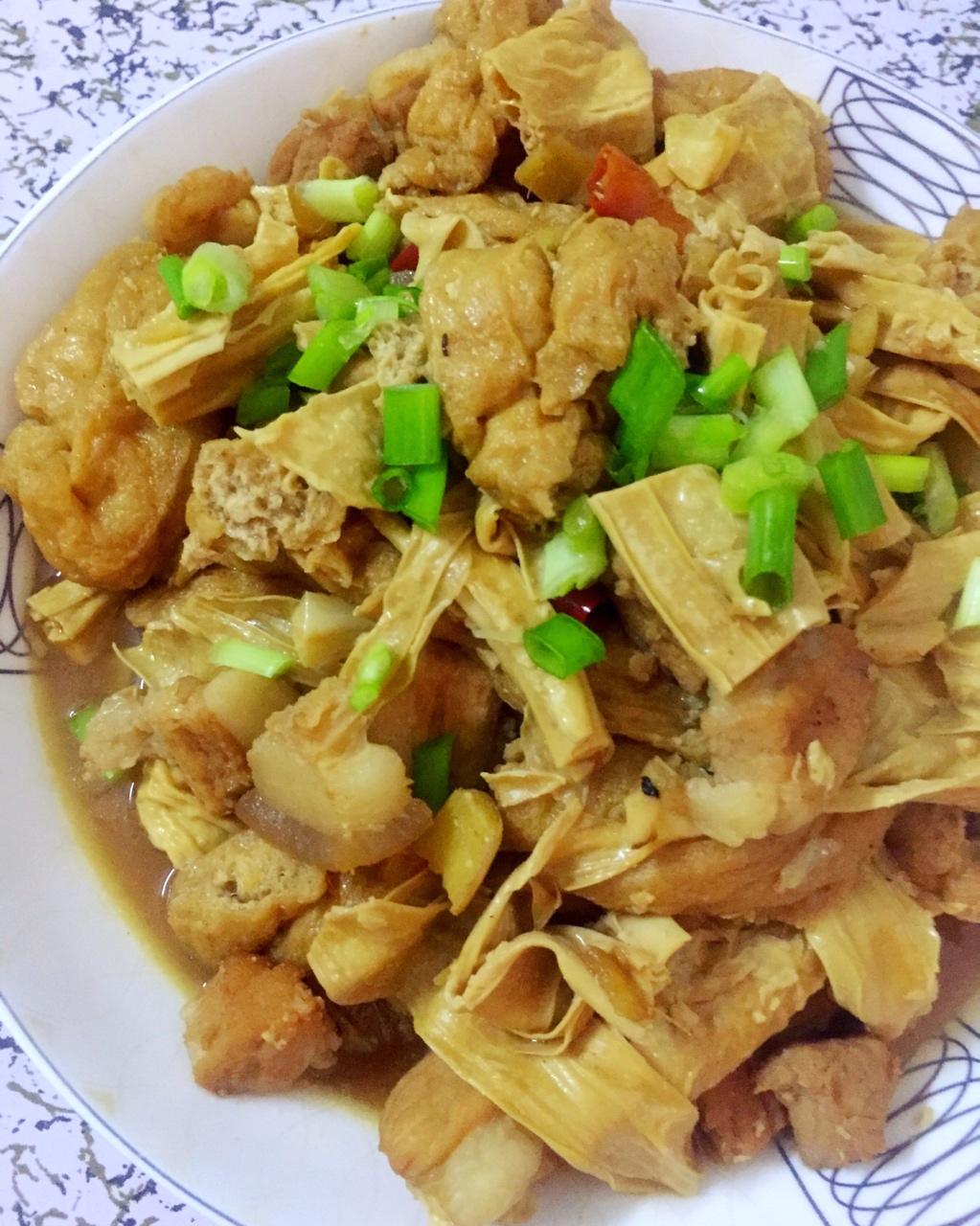 腐竹烧肉