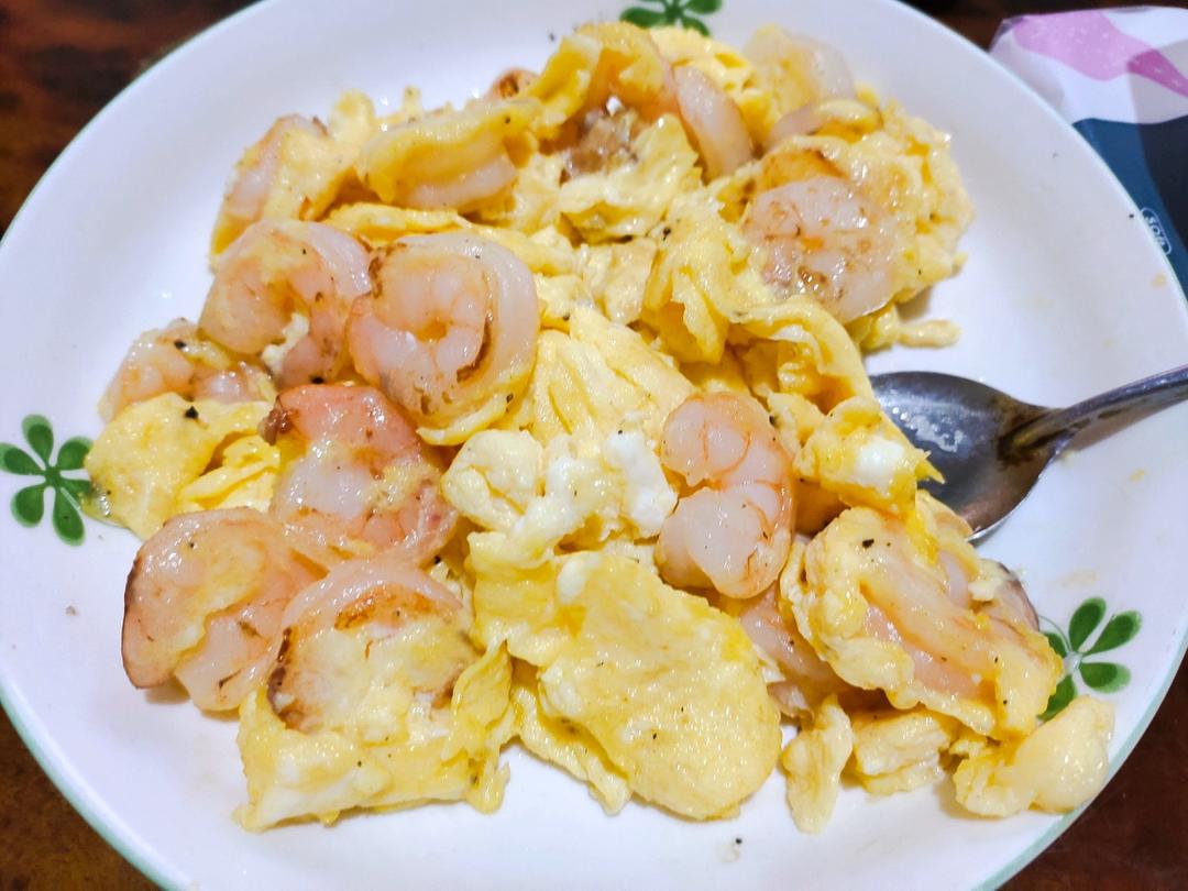 【虾仁滑蛋】超嫩滑，复刻茶餐厅经典