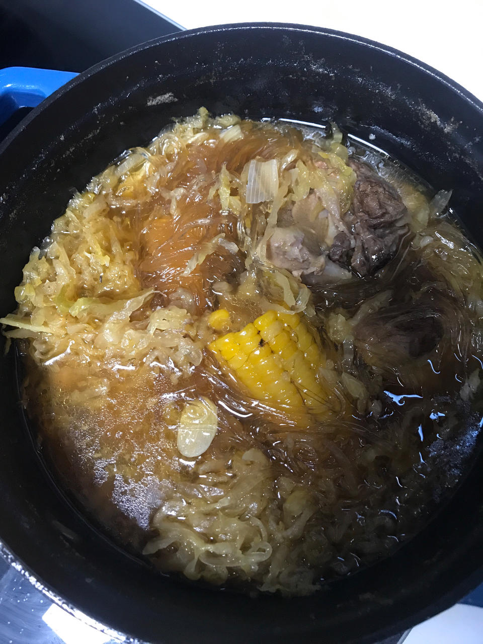 和东北人学炖酸菜排骨