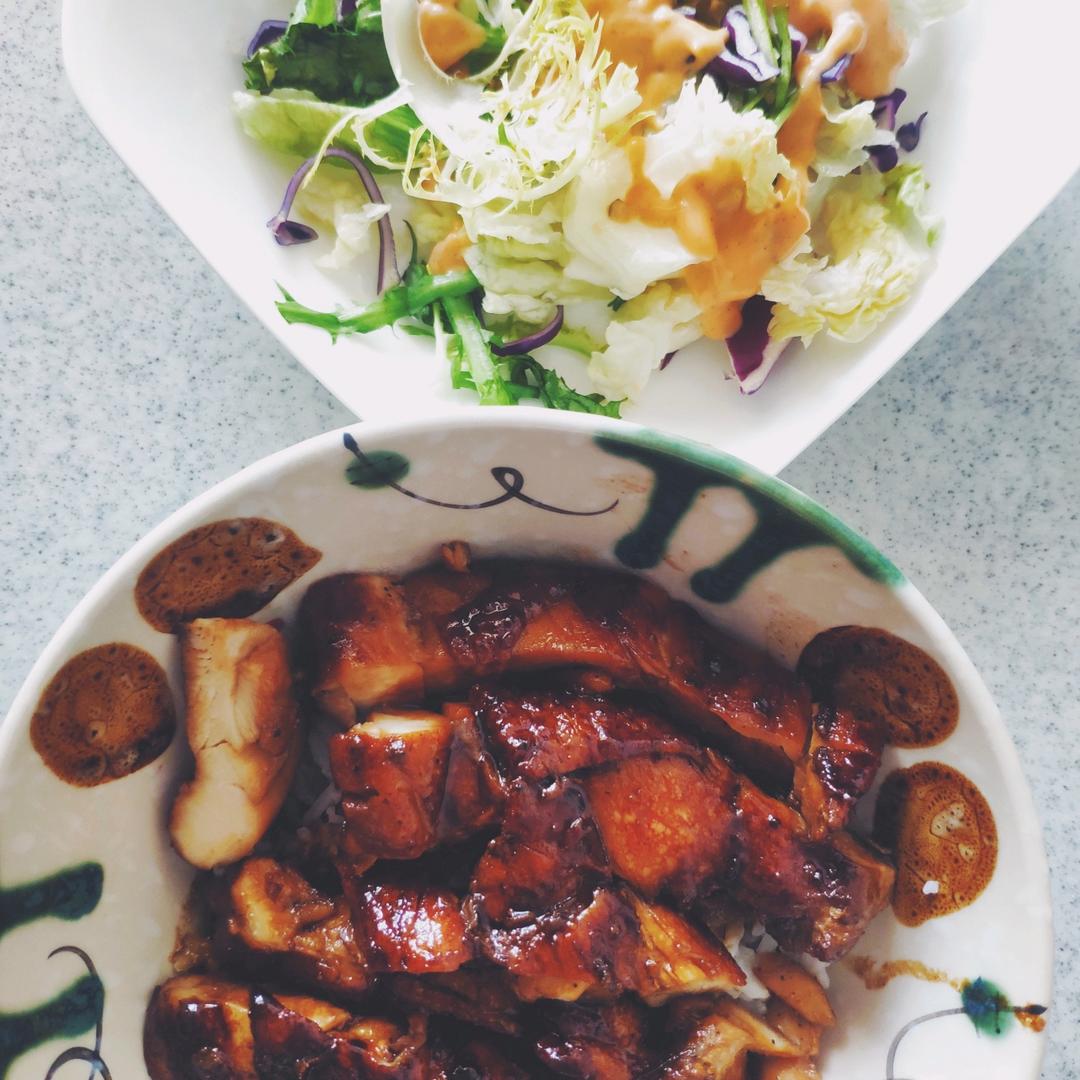 照烧鸡腿饭