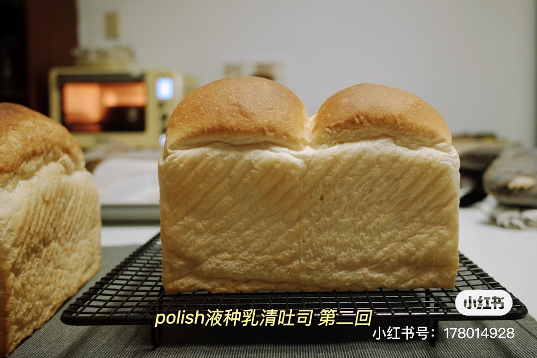 5度冰种纯乳清吐司～polish液种