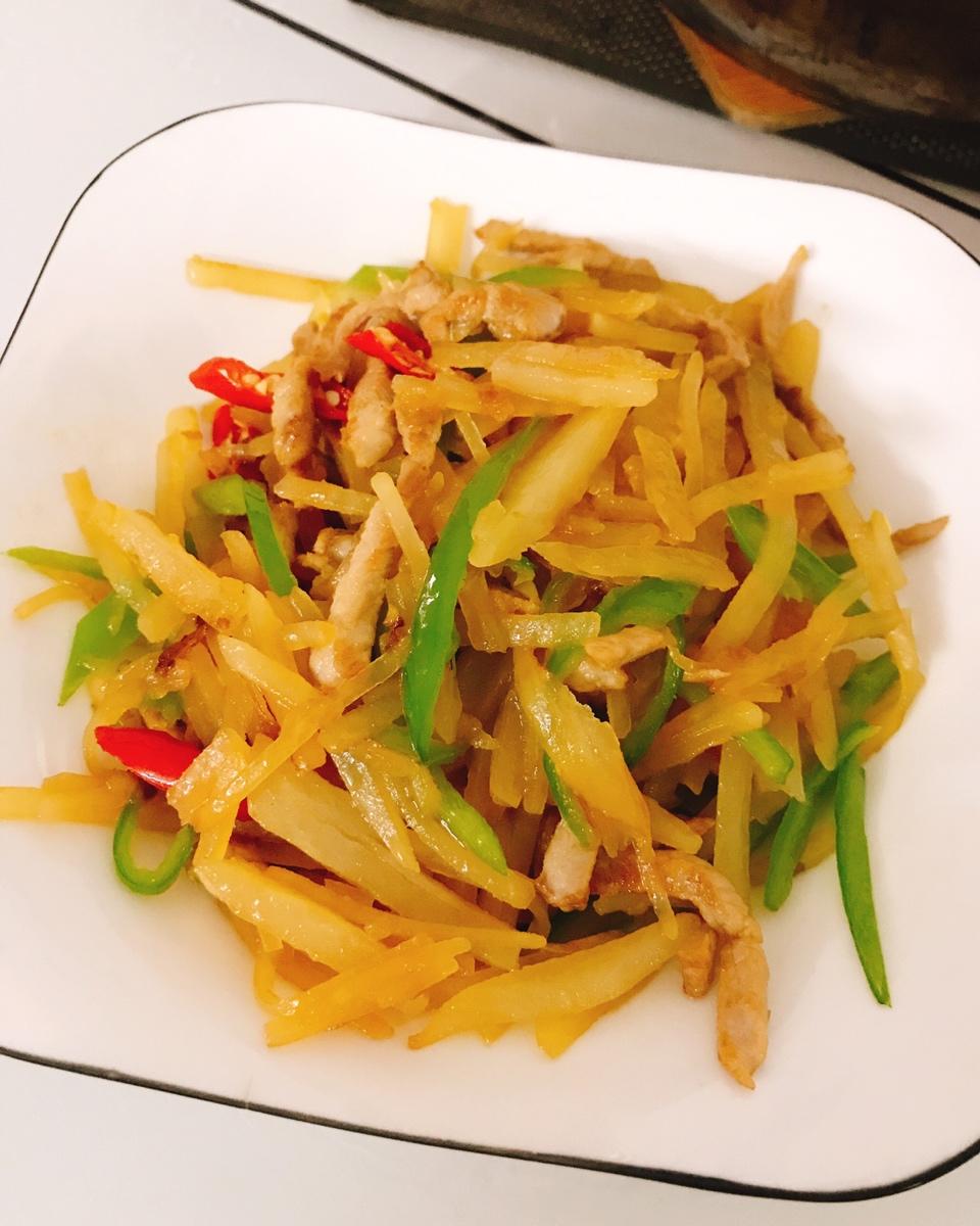 土豆丝炒肉肉