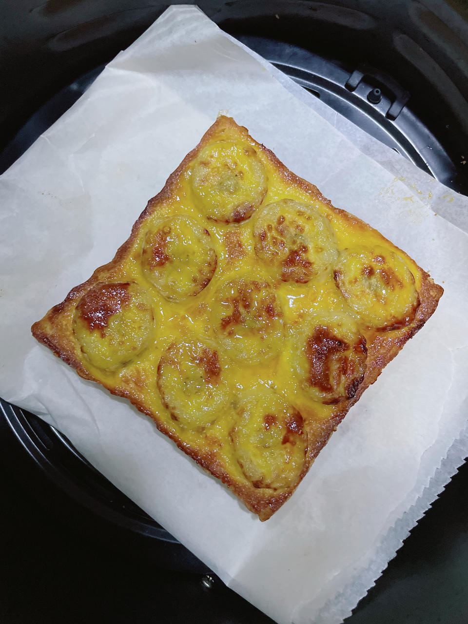 空气炸锅之香蕉吐司(香甜)