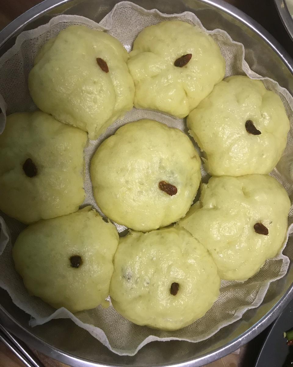 南瓜豆沙包