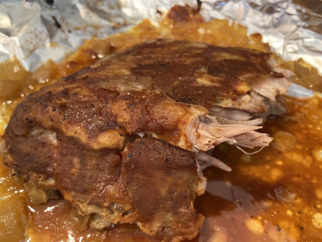 正宗美式BBQ烤猪排