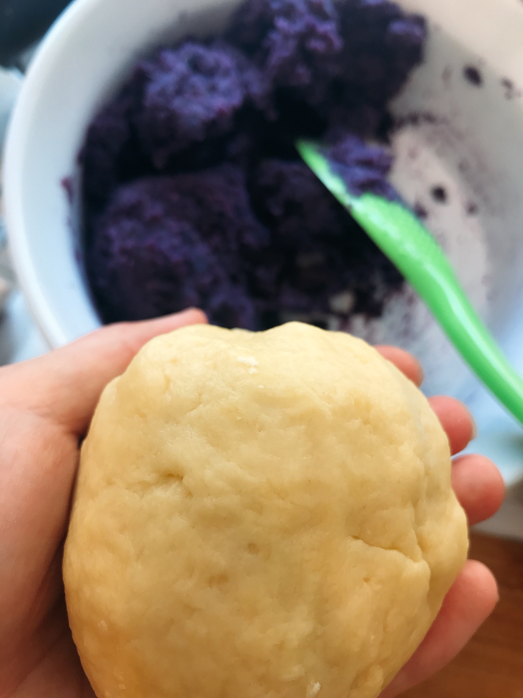紫薯仙豆糕的做法 步骤2