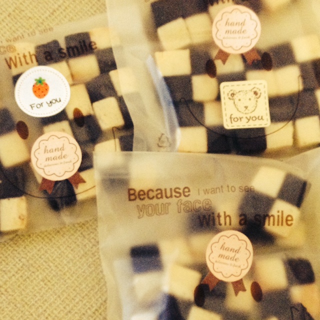 双色小棋格饼干