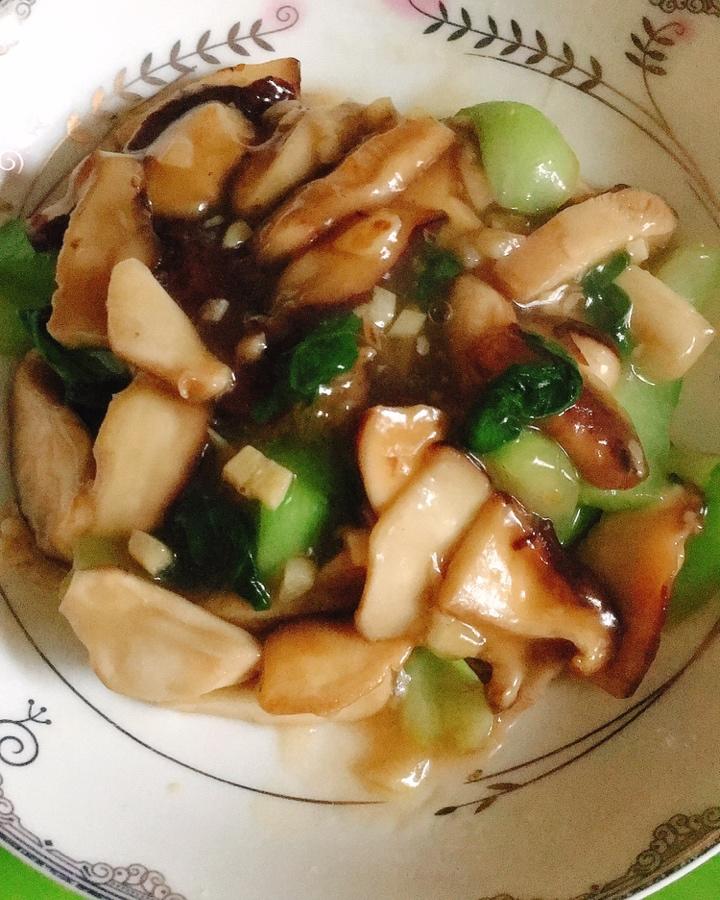 蚝油香菇油菜