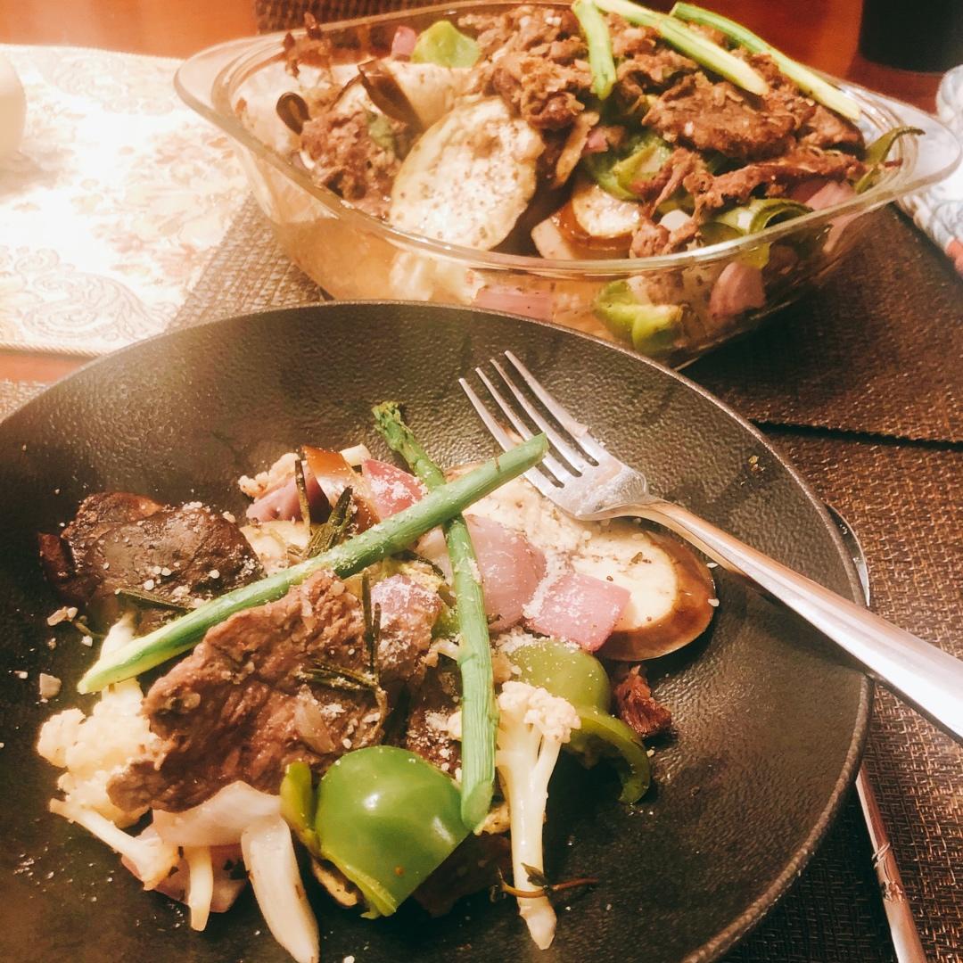 【健康三餐】一锅出的什锦烤牛肉