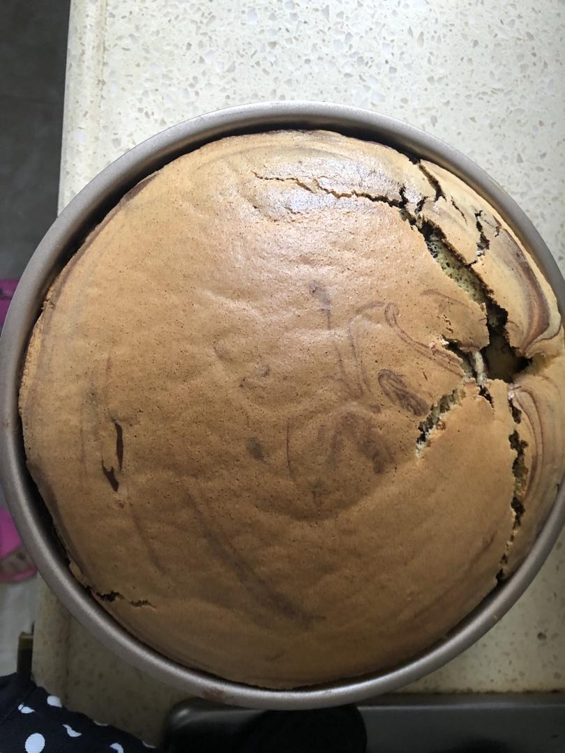 8寸斑马戚风蛋糕