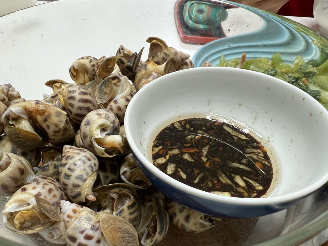 白灼花螺