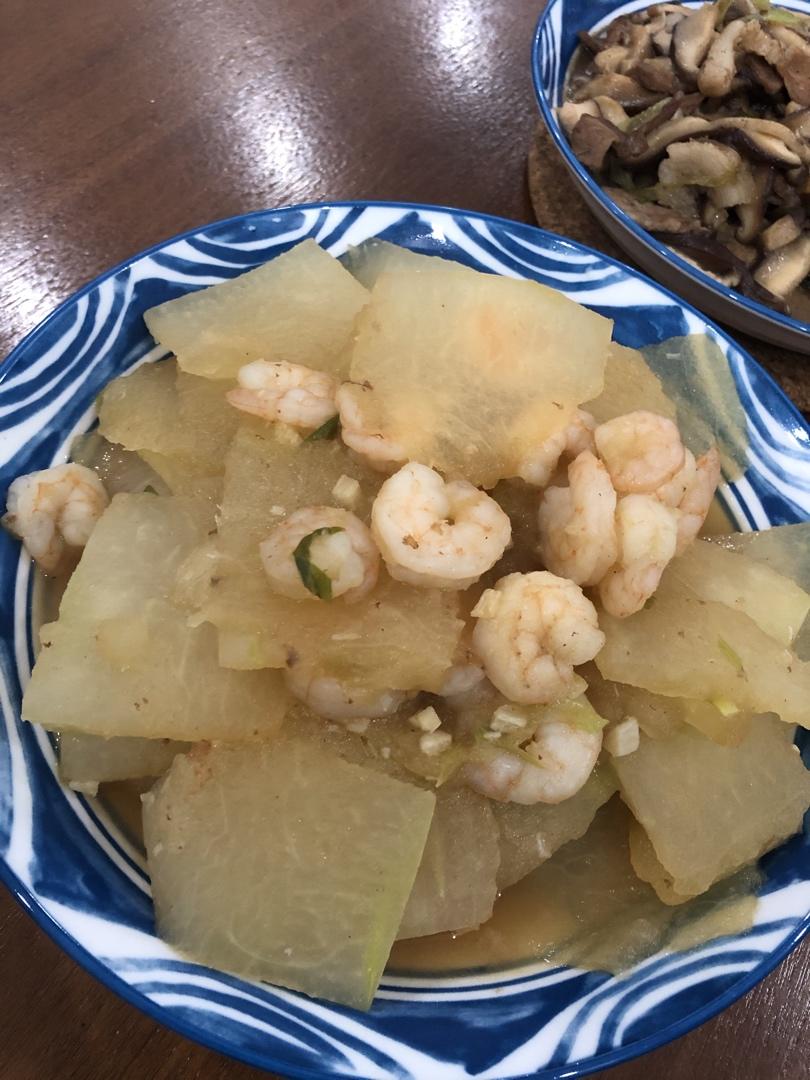 虾仁烧冬瓜「低脂又下饭」
