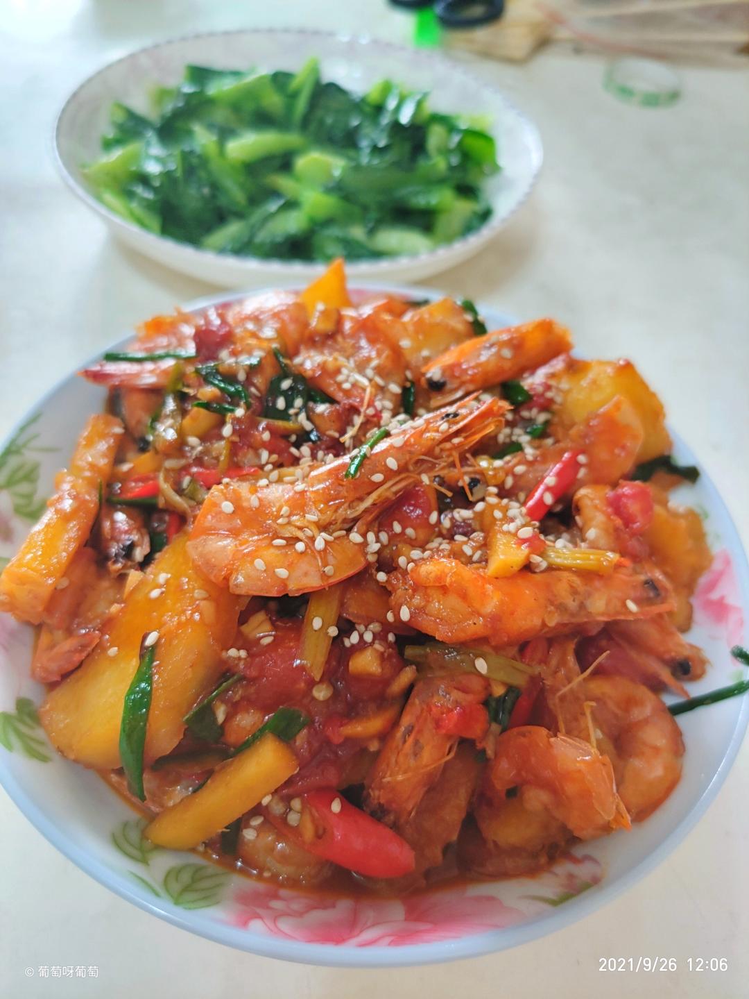 油焖大虾