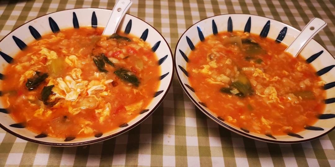 简单早餐-疙瘩汤