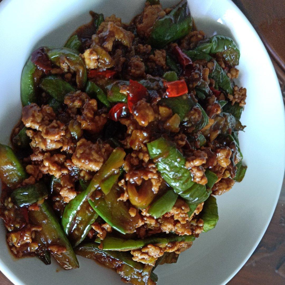 红烧肉沫茄子
