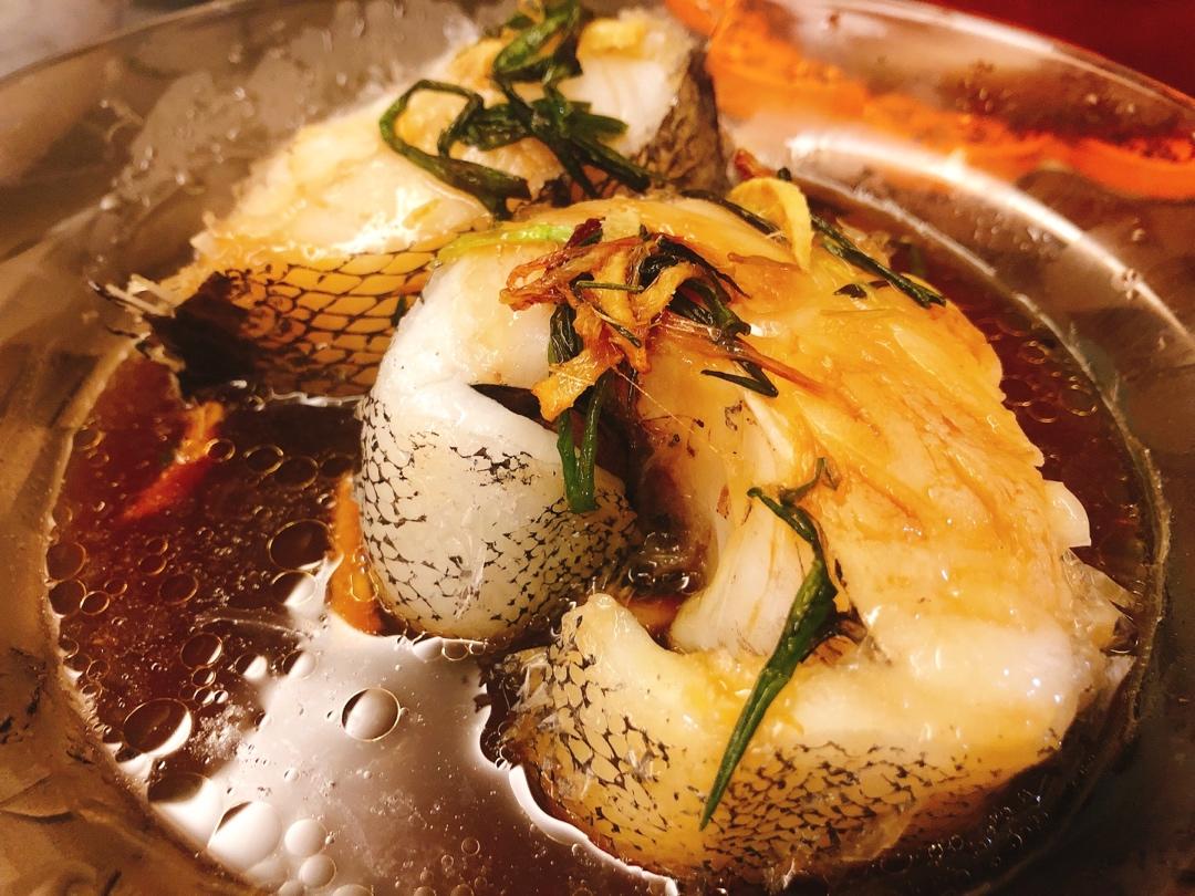 葱油清蒸笋壳鱼