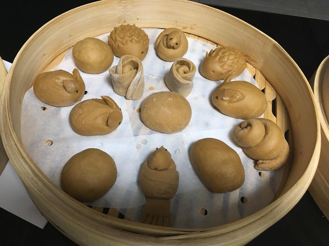 有着面包口感的红糖馒头（一次发酵）