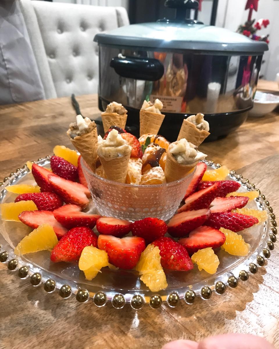 日不落天黑黑黑眼圈某per做的繁花似锦水果甜点拼盘