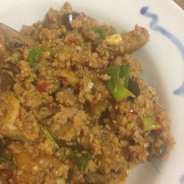 酱香肉末烧茄子