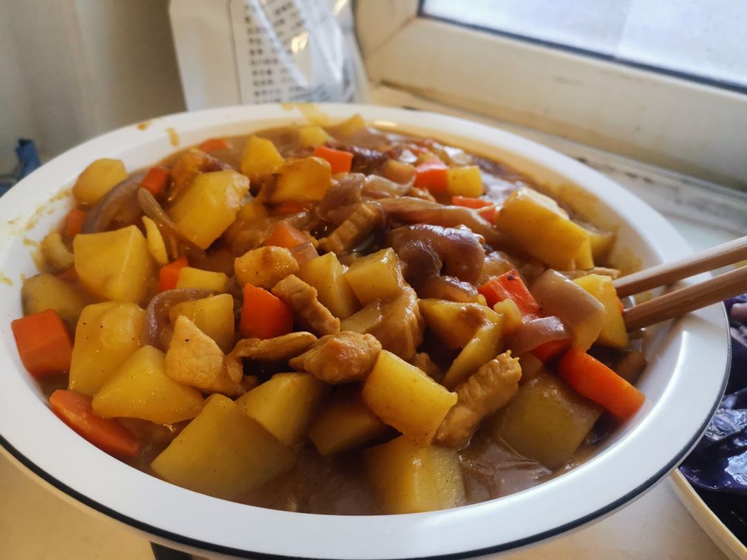 猪肉咖喱饭(超简单)