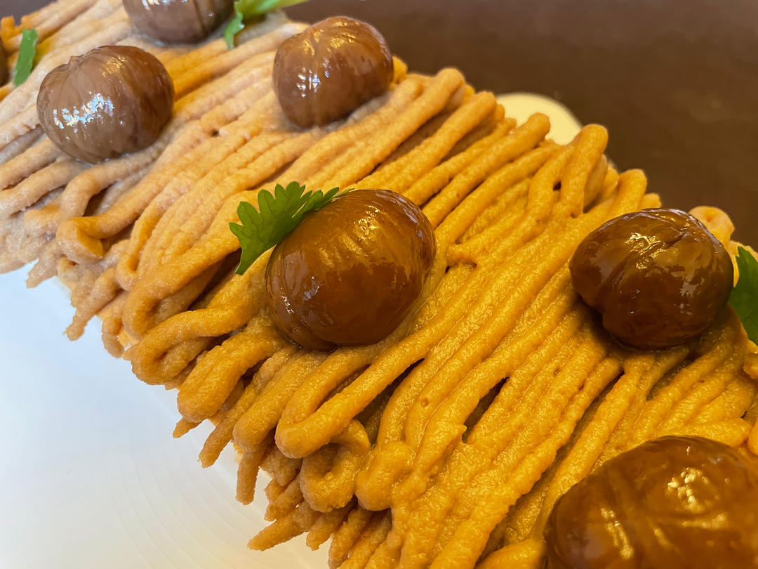 伯爵红茶栗子奶油蛋糕