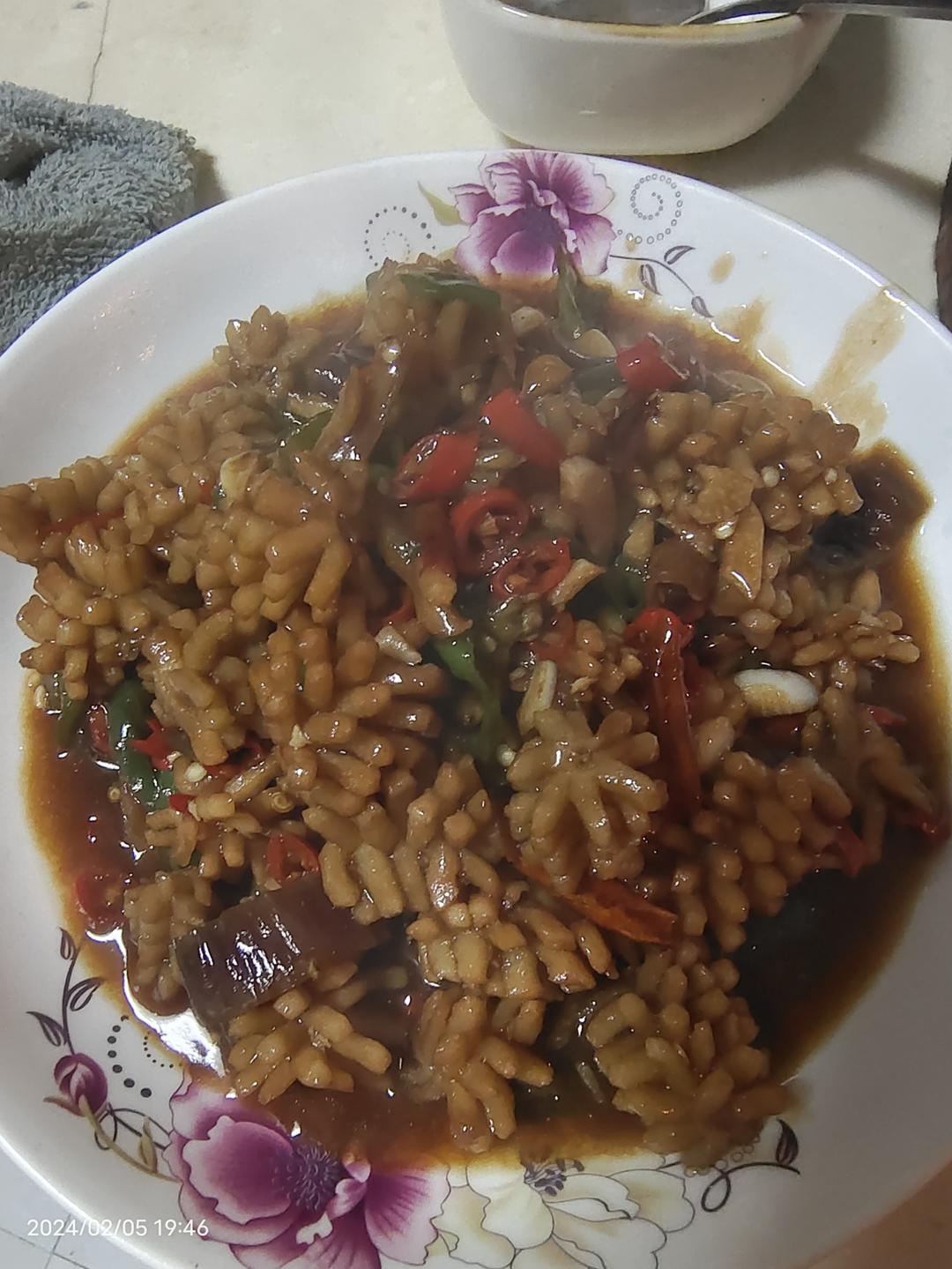 炒鱿鱼花