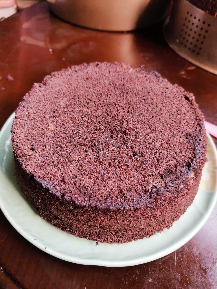 纯黑米的黑米糕