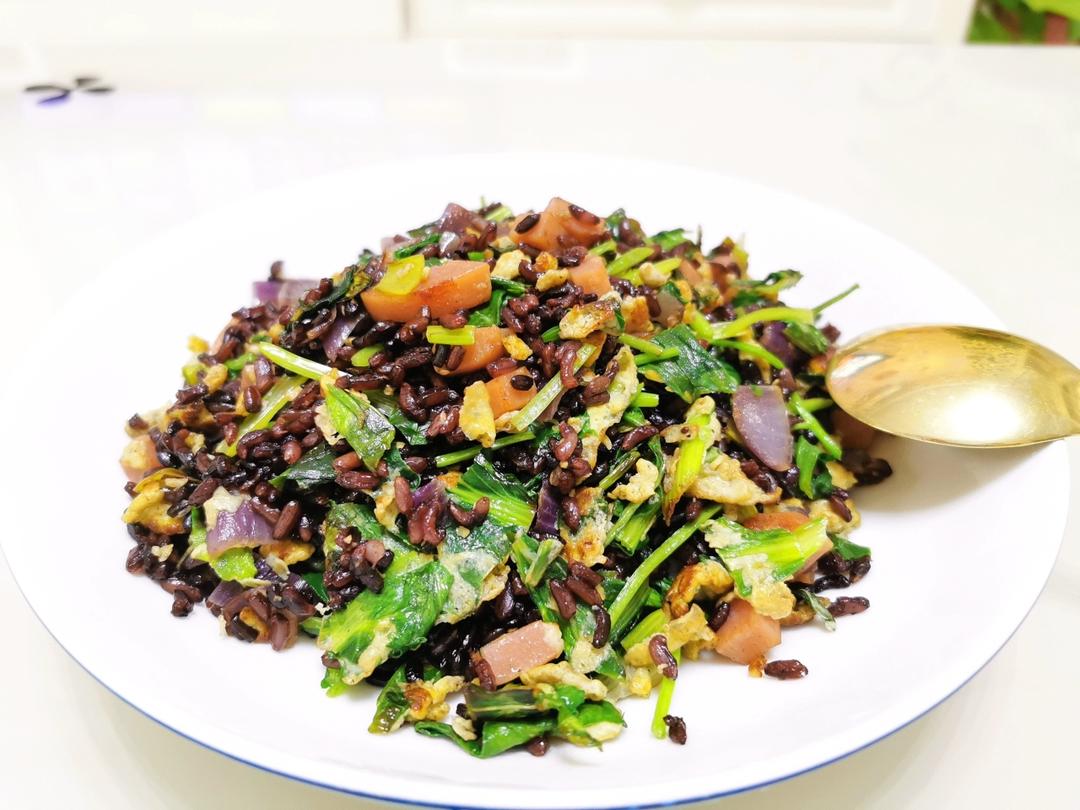 减脂杂粮炒饭