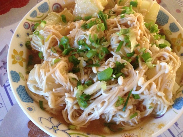 清炒金针菇