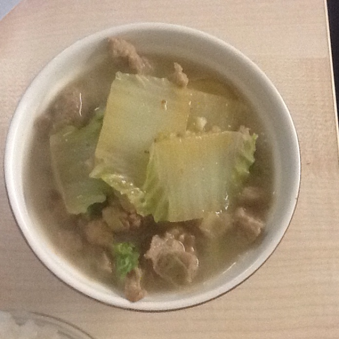 白菜炖肉（简单版）