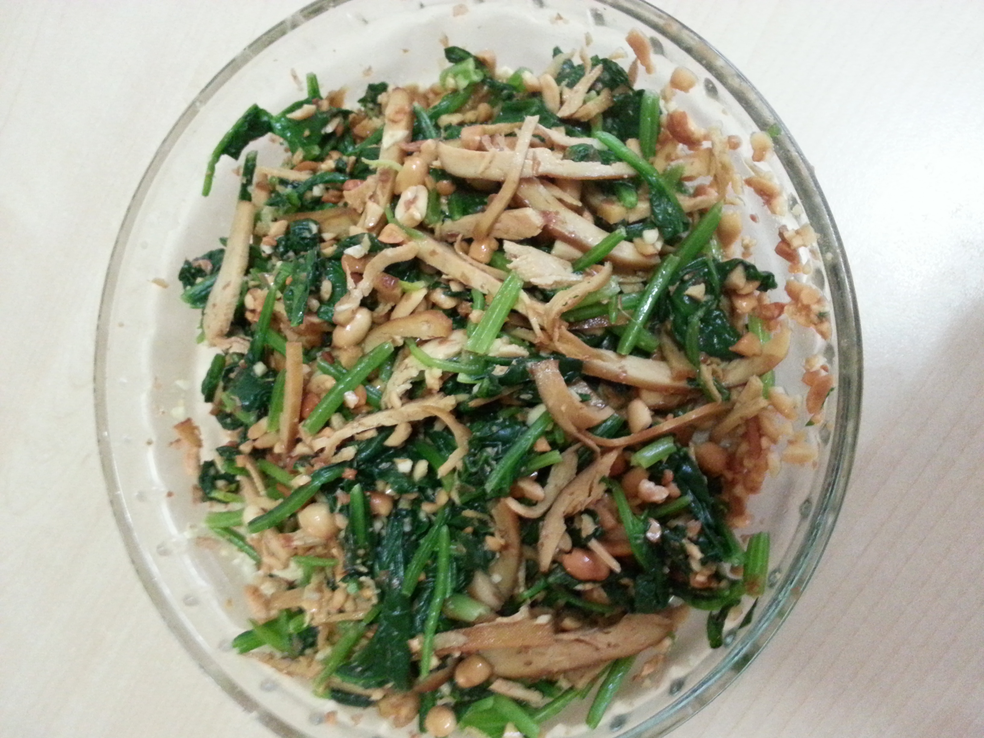 日式芝麻碎拌菠菜