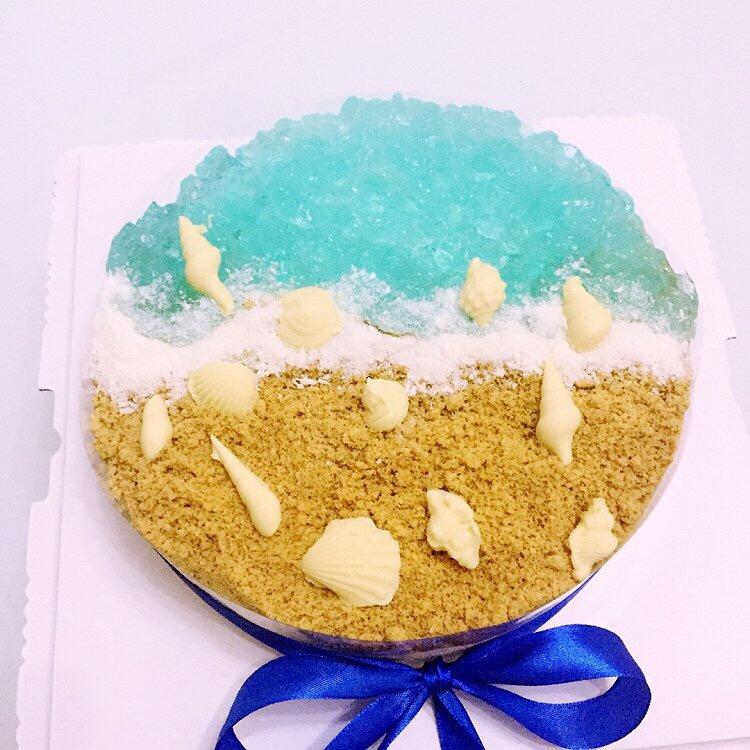 海洋酸奶慕斯蛋糕