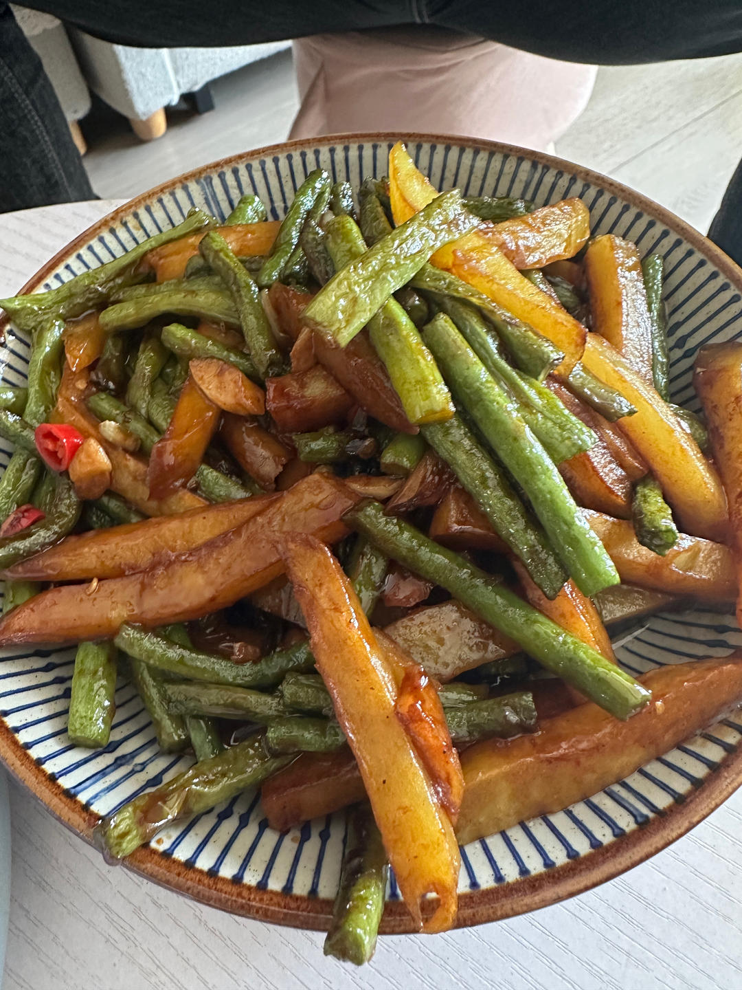 干煸豆角土豆