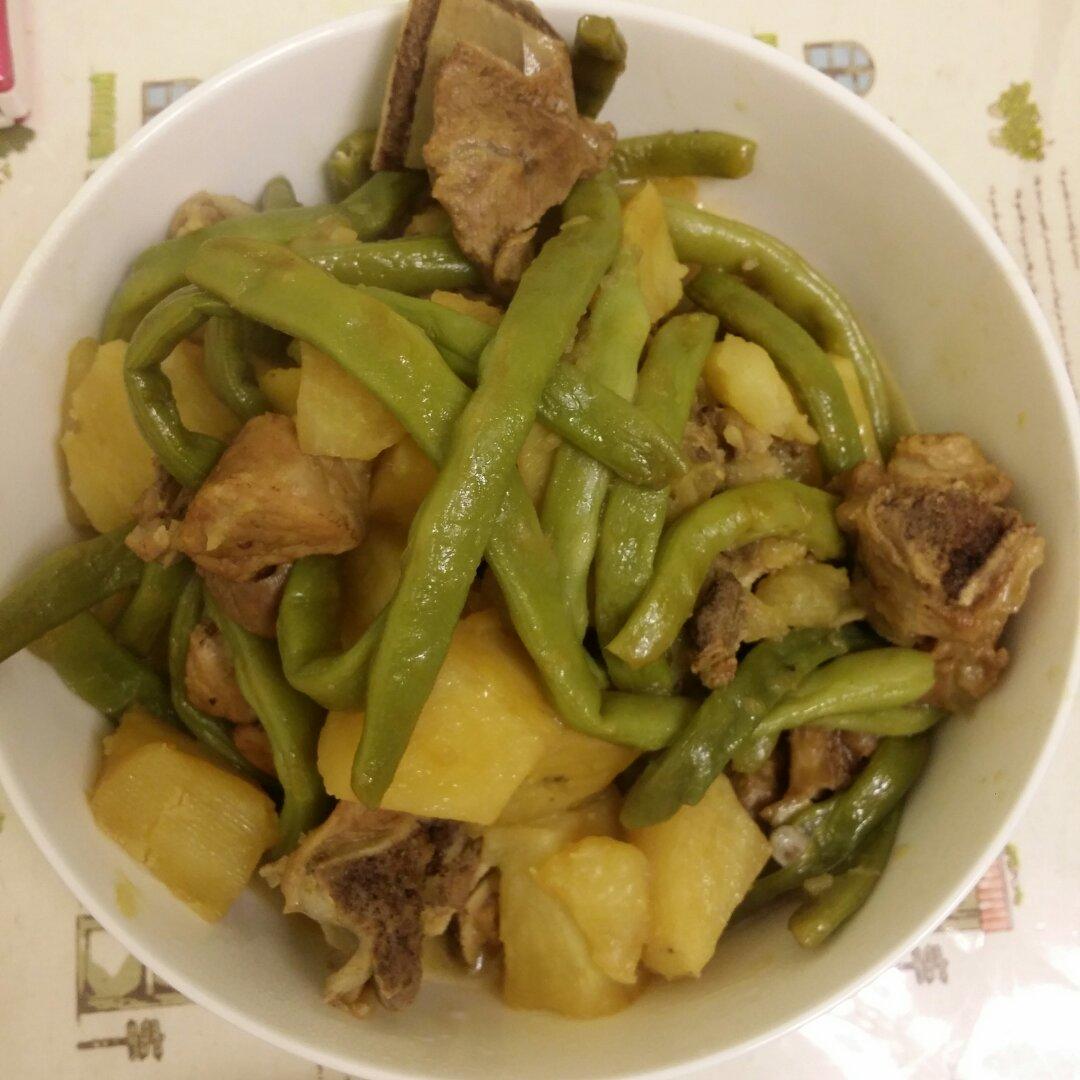 排骨炖豆角
