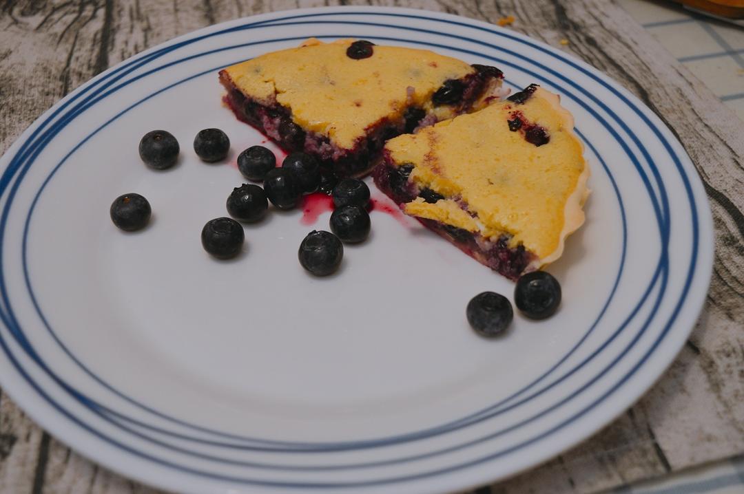 蓝莓乳酪派