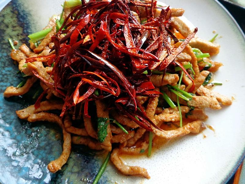 辣椒肉丝的做法