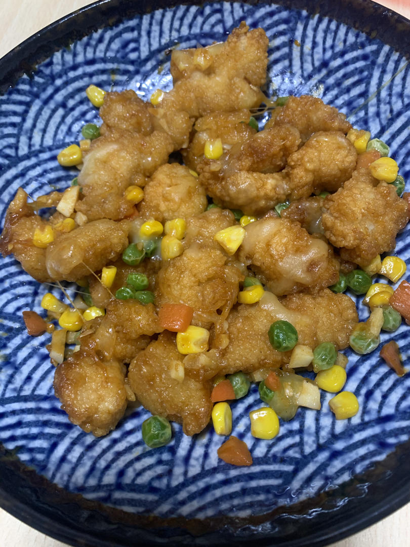 拉丝快手～芝士脆皮鸡（空气炸锅/平底锅）