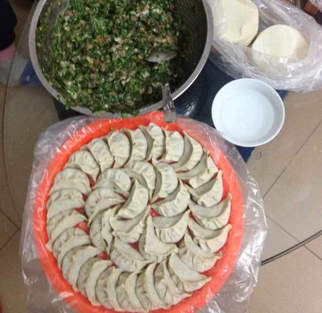 饺子的包法