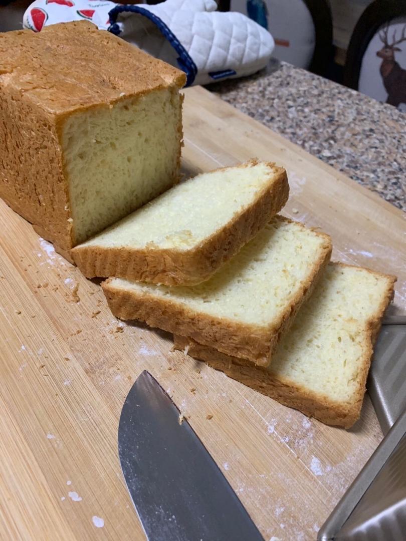 一次发酵的奶酥吐司🍞