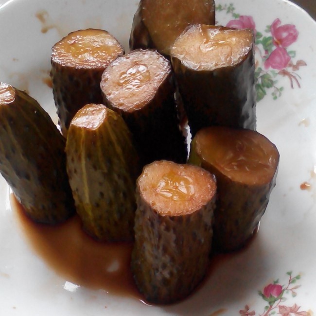 哈根达斯wl做的【脆腌三杯小酱瓜】煮煮很容易