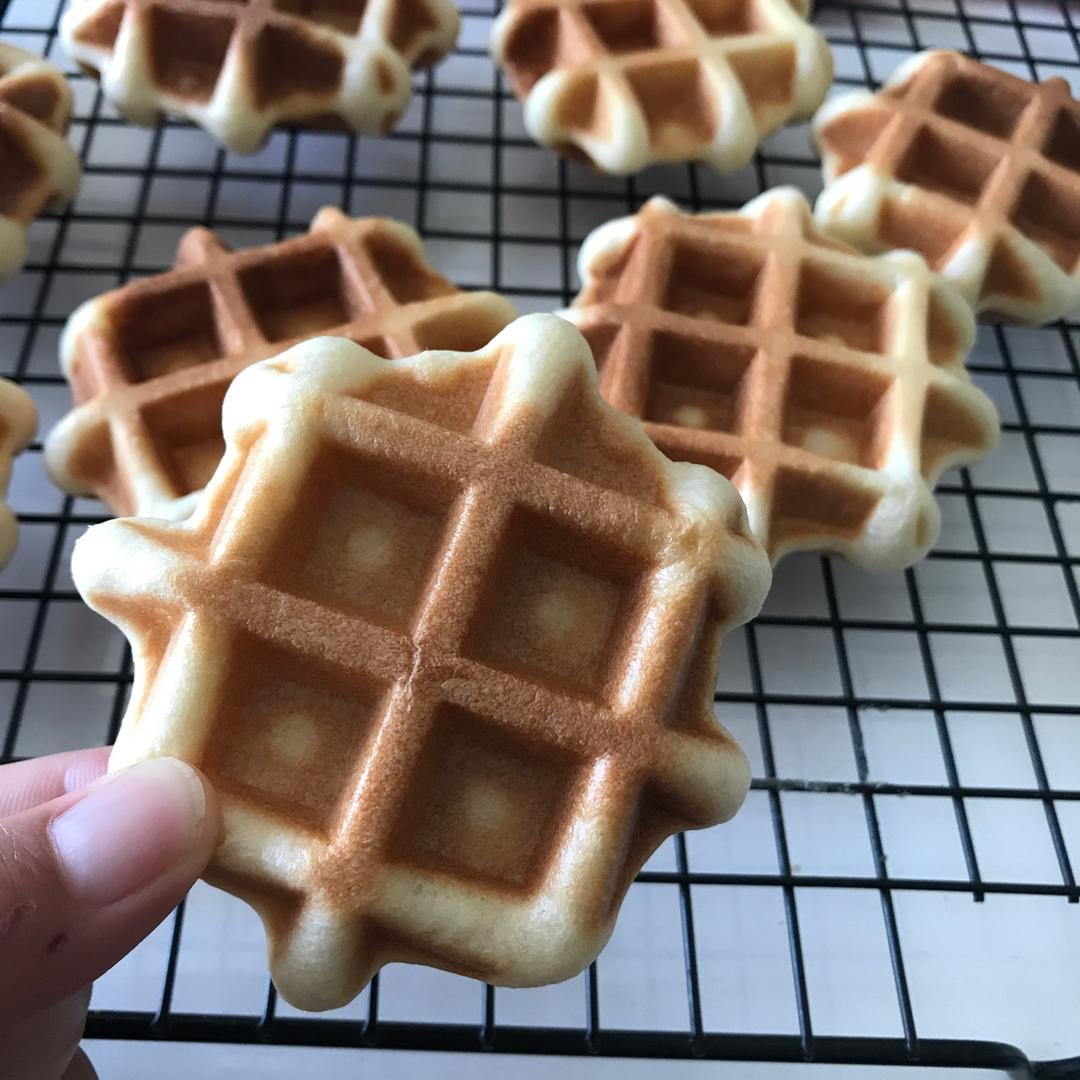 纯全麦无油华夫饼面包