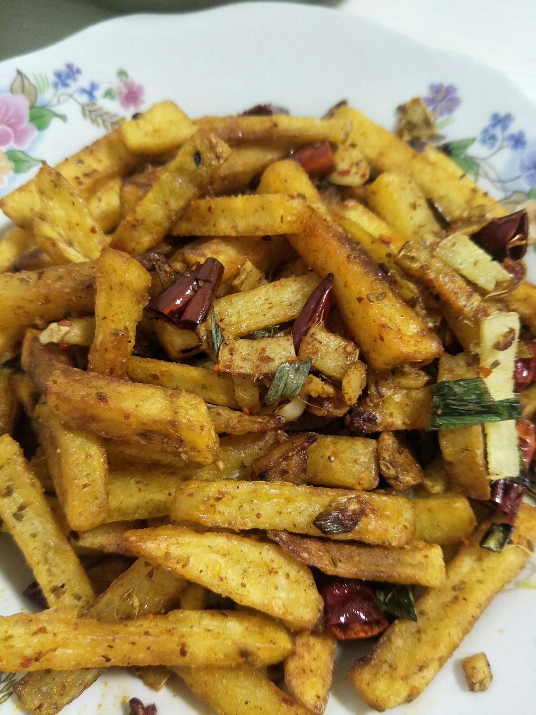 橘子奈奈做的干煸土豆条