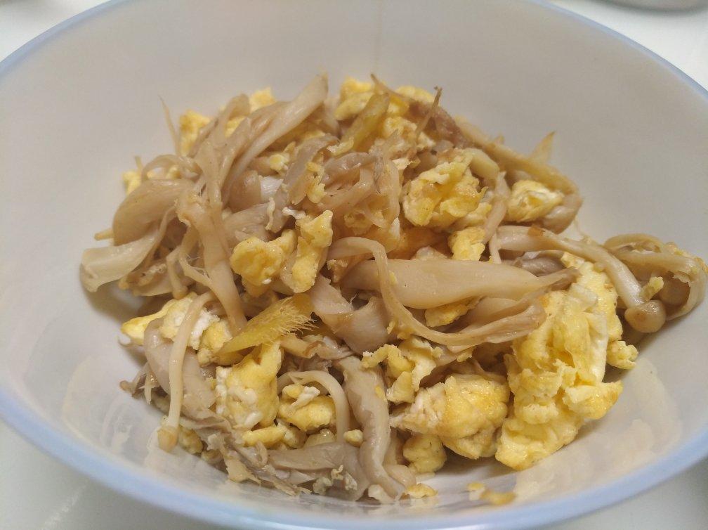 金针菇炒鸡蛋