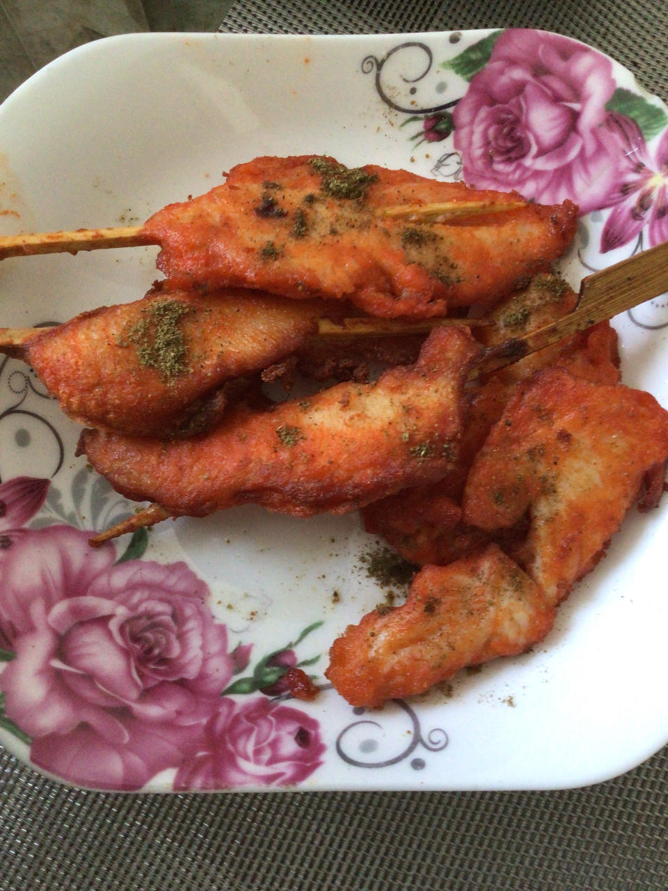 街边小吃香辣炸鸡柳