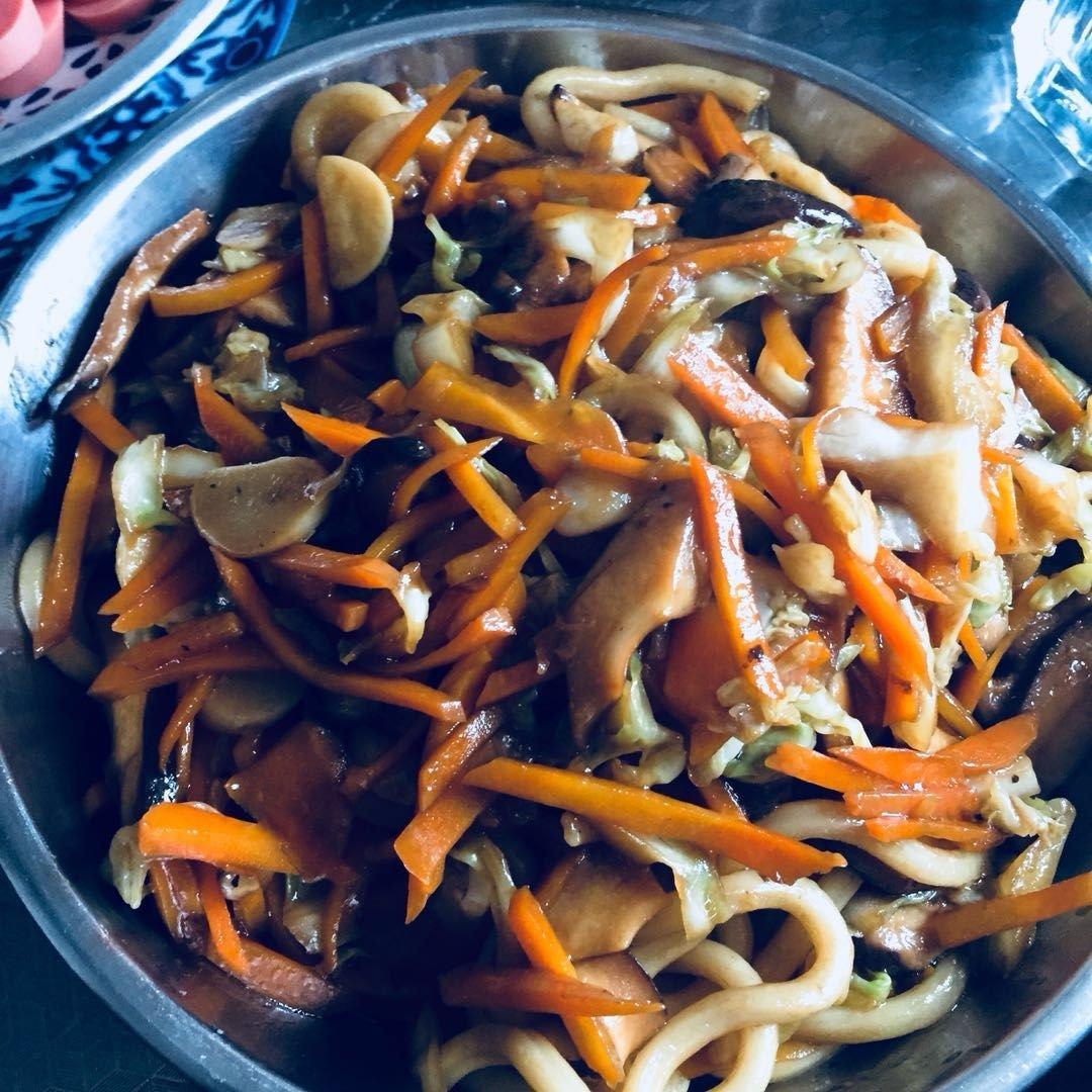 炒乌冬面